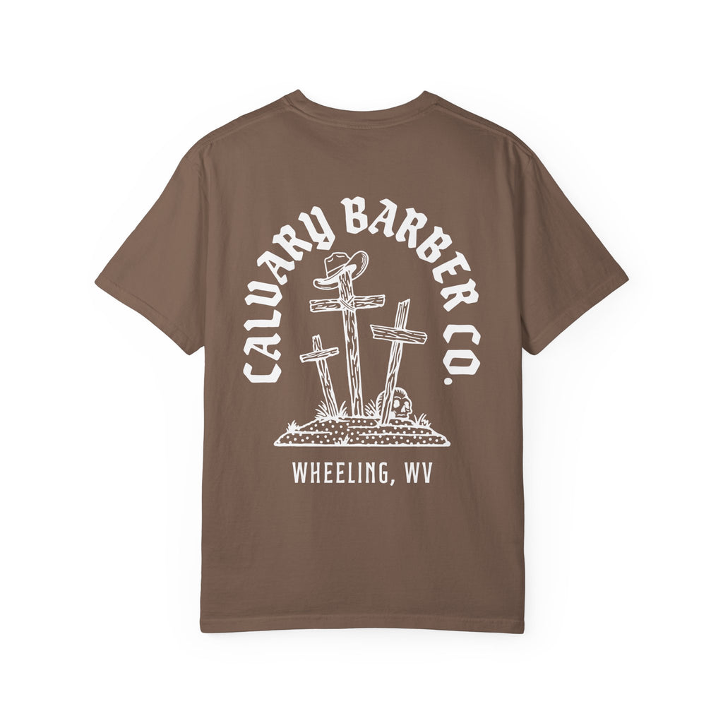 Calvary Cross - Unisex Garment-Dyed T-shirt