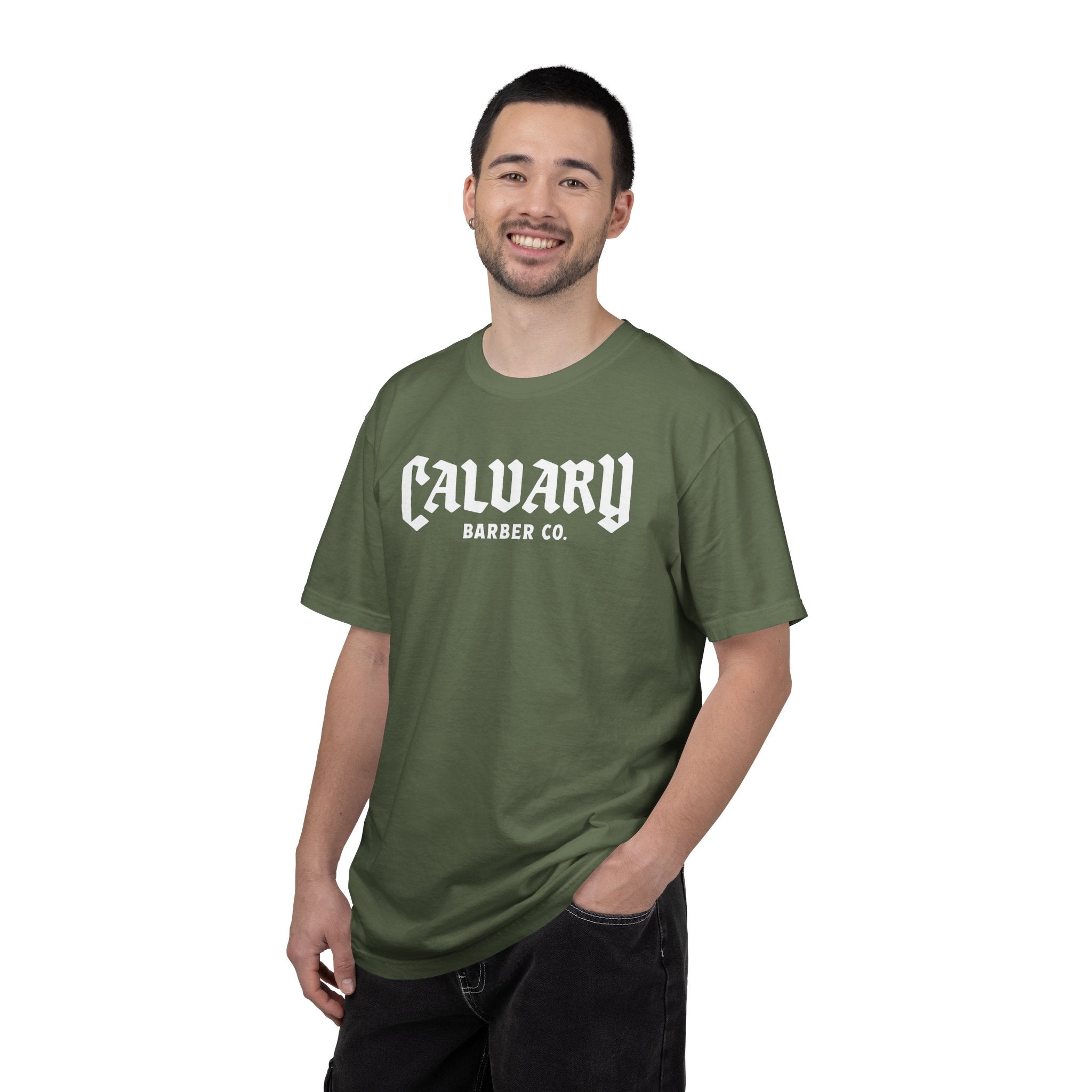 Calvary Cross - Unisex Garment-Dyed T-shirt