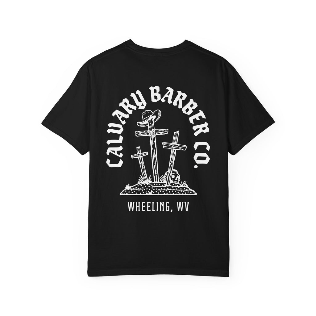 Calvary Cross - Unisex Garment-Dyed T-shirt